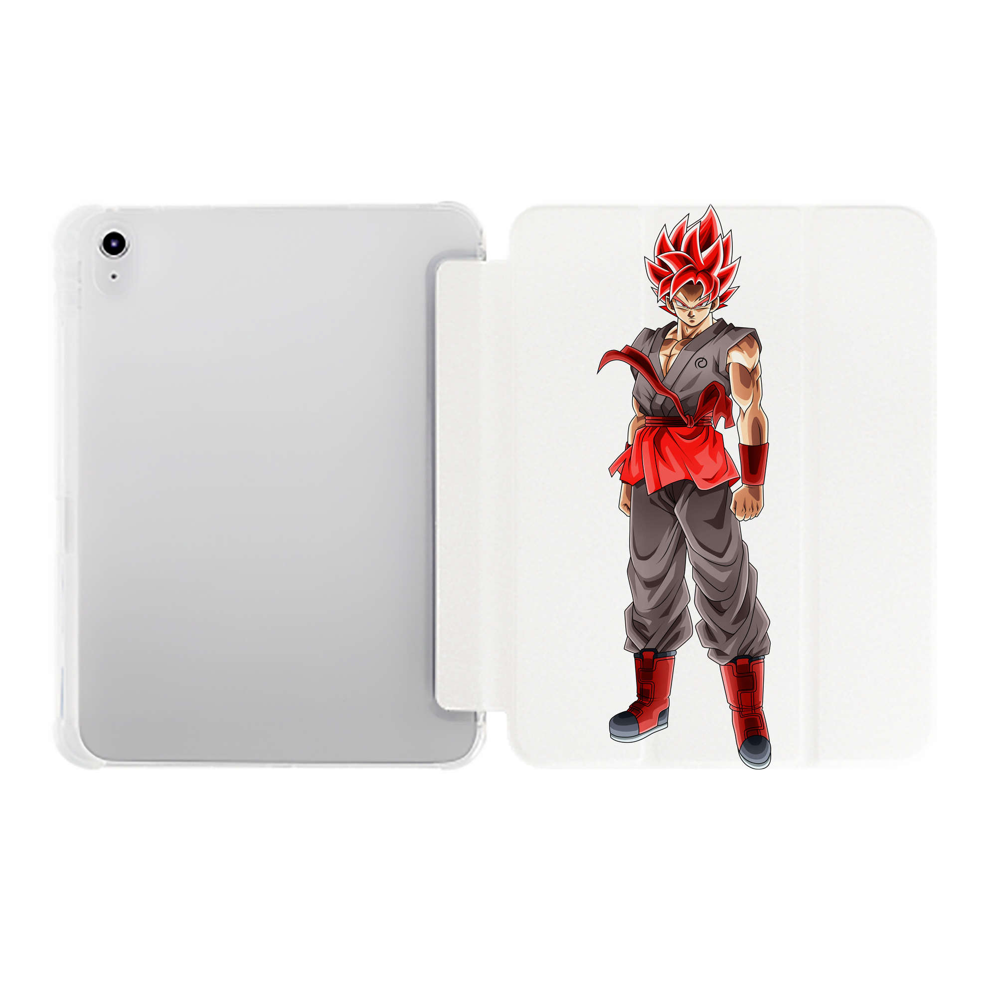 （画像用） ドラゴンボール 孫 悟飯（そんごはん）DRAGON BALL Son Gohan IPad ケース ペン収納付き 三つ折りスタンド PUレザー×シリコン 対応機種9.5/10.5/10.9インチ